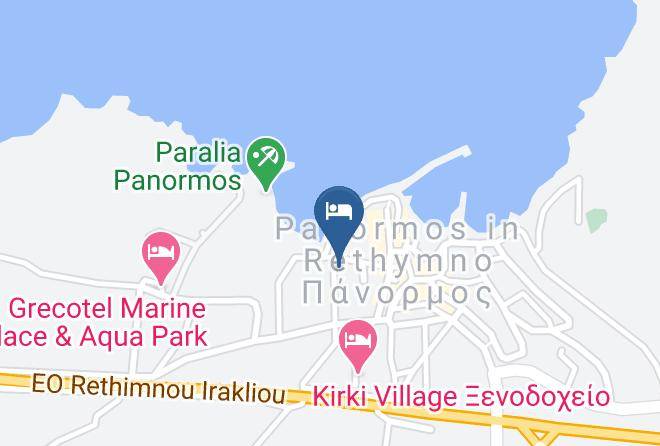 Panormo Beach Map