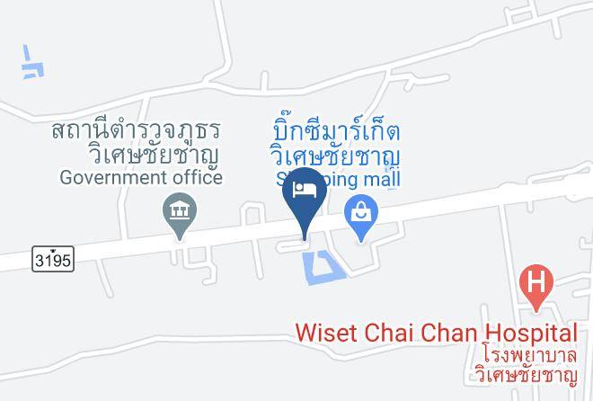 Amphoe Wiset Chai Chan - Panpree Hotel Maps