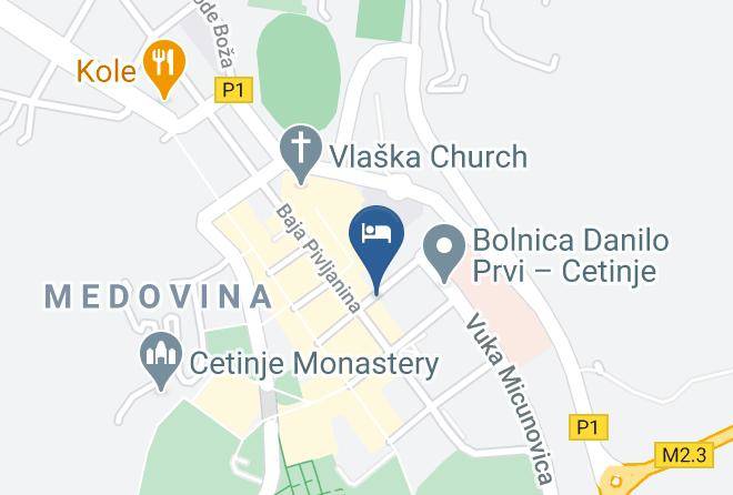 Cetinje - Pansion 22 Maps