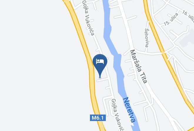 Hercegovacko Neretvanski - Pansion Anja Mostar Maps