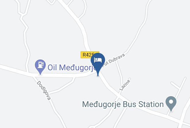 Hercegovacko Neretvanski - Pansion Atlas Medugorje Maps