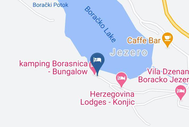 Hercegovacko Neretvanski - Pansion Borasnica Maps