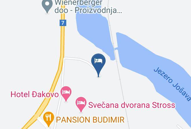 Dakovo - Pansion Budimir Maps