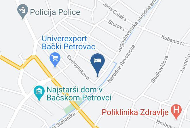 Juzno Backi - Pansion Canji Maps
