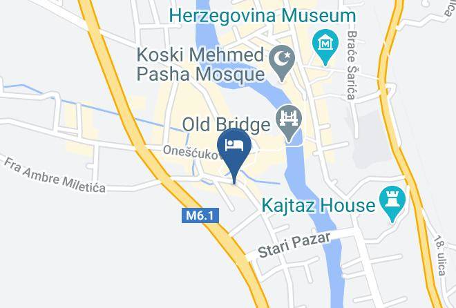 Hercegovacko Neretvanski - Pansion Cardak Maps