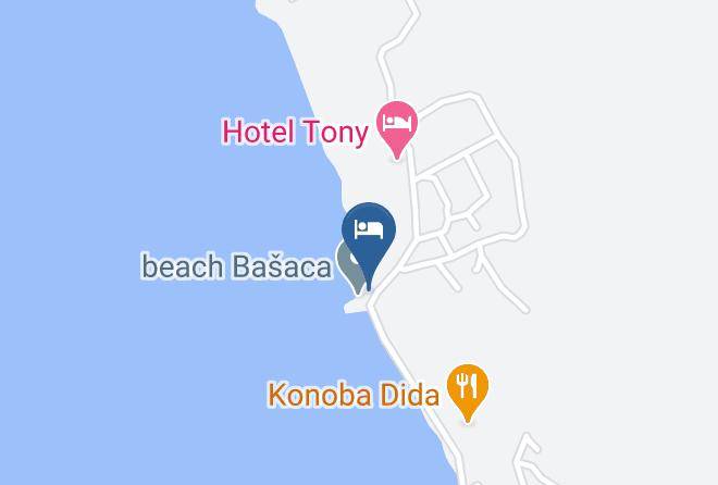 Pansion Comfort Frane Pag Croatia Map