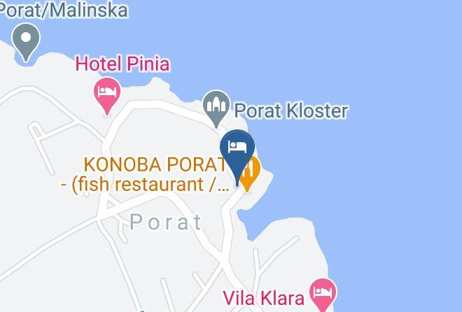 Malinska Dubasnica - Pansion Segulja Maps