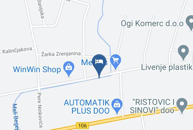 Srem District - Pansion Hedonist Stara Pazova Maps