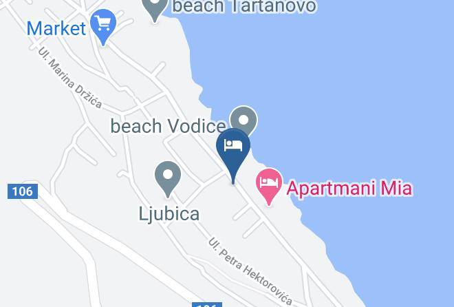 Pag - Pansion Jurko Maps