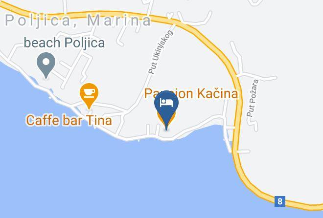 Marina - Pansion Kacina Maps