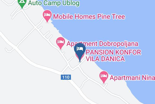 Pasman - Pansion Konfor Vila Danica Maps
