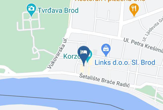 Slavonski Brod - Pansion Lotos Maps