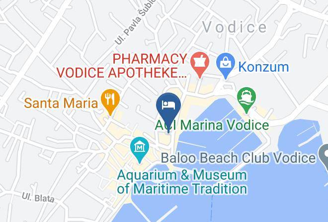 Vodice - Pansion Makina Maps