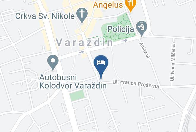 Varazdin - Pansion Maltar Maps