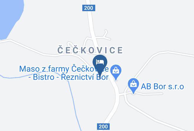 Tachov - Penzion Merica Maps