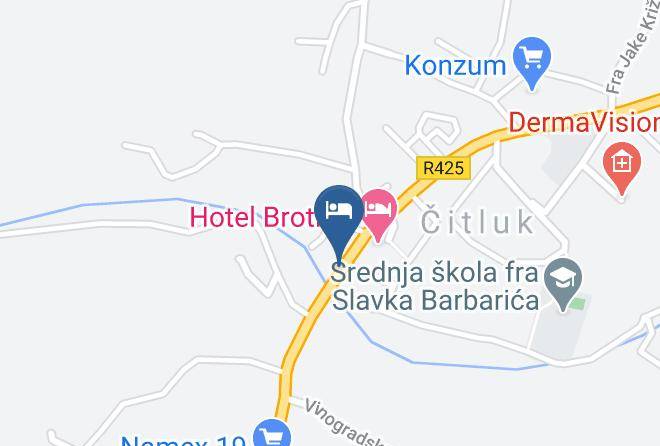 Hercegovacko Neretvanski - Privatni Smjestaj Romansa Maps