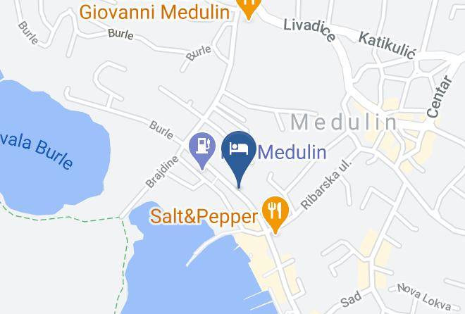 Medulin - Pansion Palma Maps