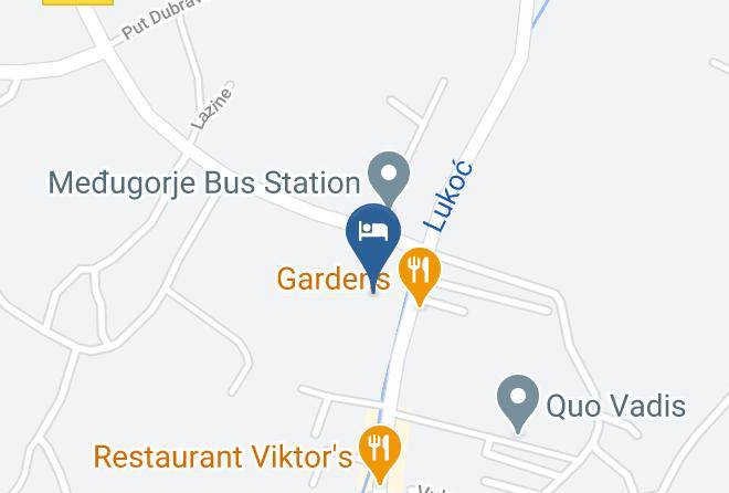 Hercegovacko Neretvanski - Pansion Park Medjugorje Maps