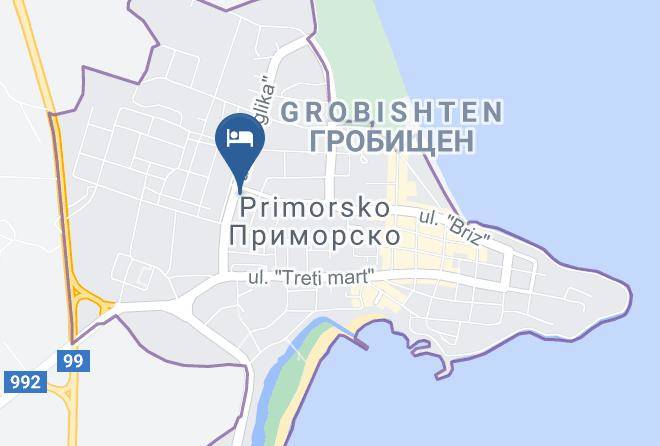 Primorsko - Pansion Petkov Maps