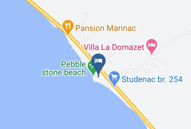 Podstrana - Pansion Raco Maps