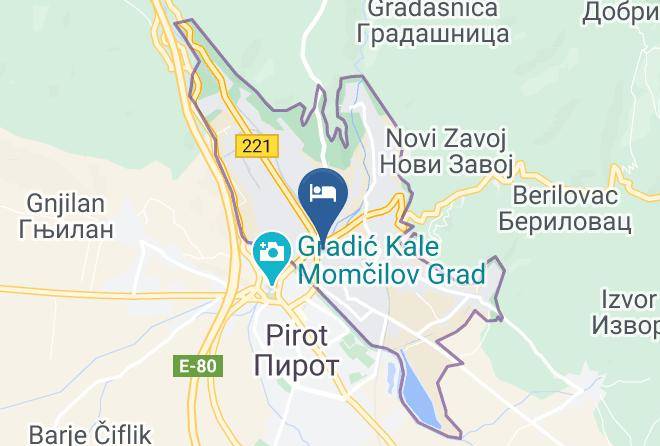 Pirot District - Pansion Sanja Maps