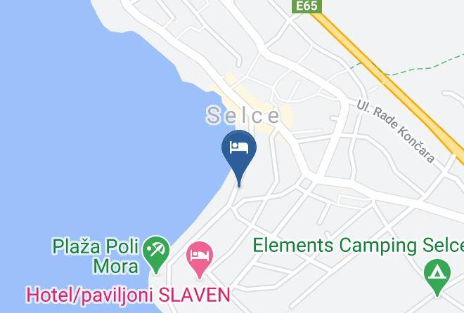 Crikvenica - Pansion Selce Maps