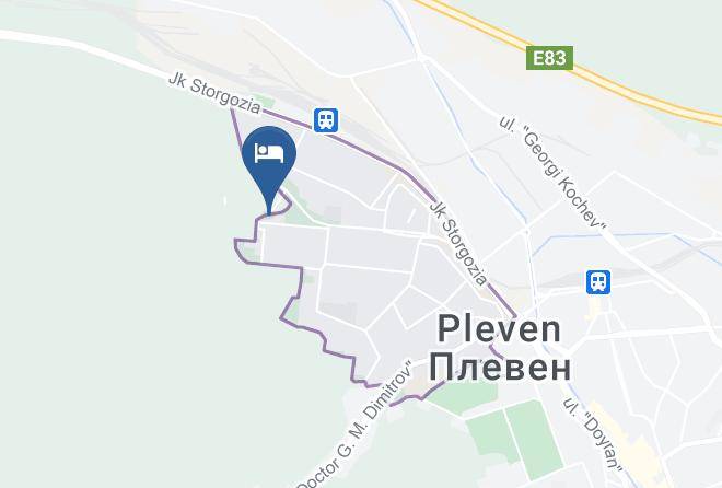 Pleven Zhk Storgozia - Pansion Storgozia Maps