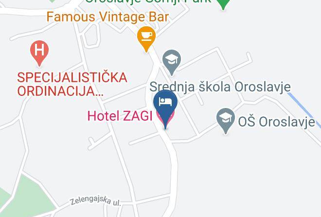 Oroslavje - Hotel Zagi Maps