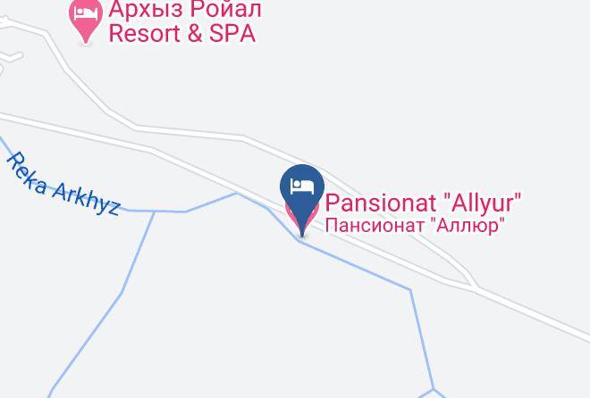 Zelenchuksky District - Pansionat Allyur Maps