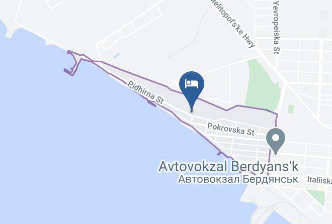 Berdyans K - Myny Otel Bryz Maps