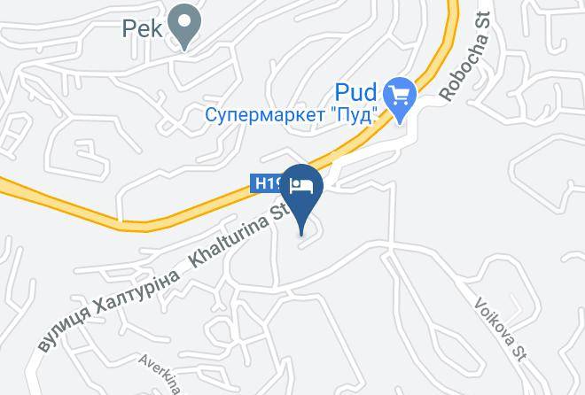 Yalta - Pansionat Darsan Maps