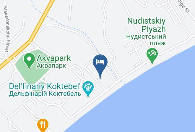 Feodosiya - Pansionat Lazurniy Maps