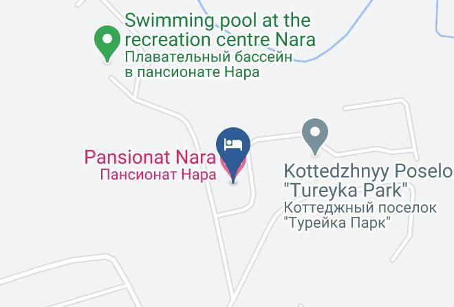 Naro Fominsky District - Pansionat Nara Maps