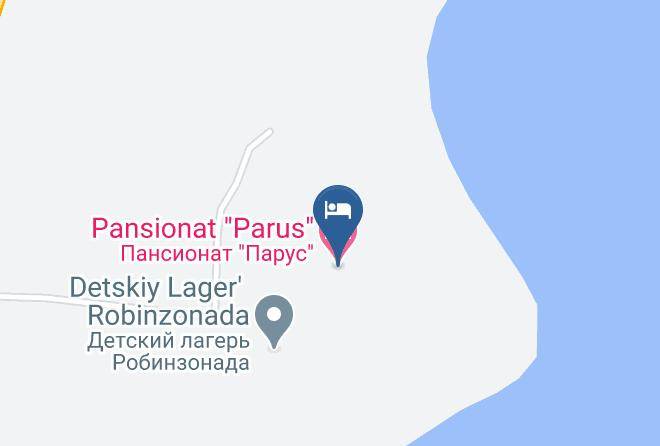 Pansionat Parus Carta Geografica - Moscow - Ruzsky District