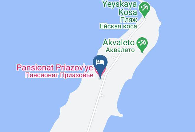 Yeysky District - Pansionat Priazov'ye Maps