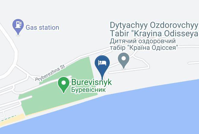 Pershotravnevyi Rayon - Pansionat Prybiy Maps