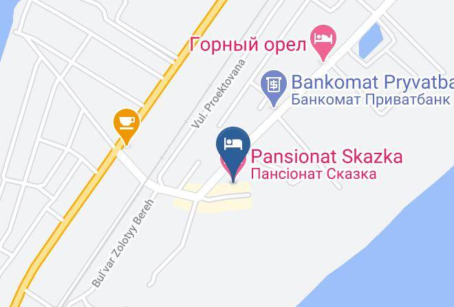 Pansionat Skazka Map