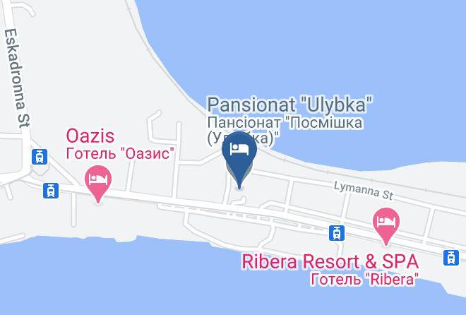 Yevpatoriya - Pansionat Ulybka Maps