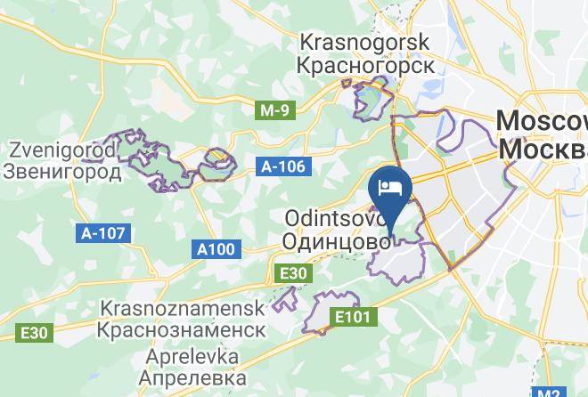 Moscow - Pansionat V Peredelkino Maps