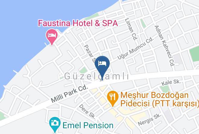 Guzelcamli - Pansiyon Ecer Maps