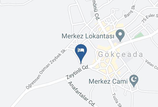 Gokceada - Pansiyon Gokceada Maps