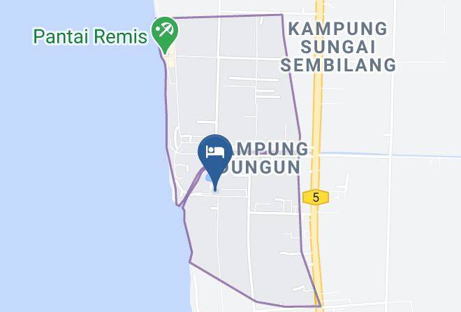 Pantai Indah Seaview Resort Map