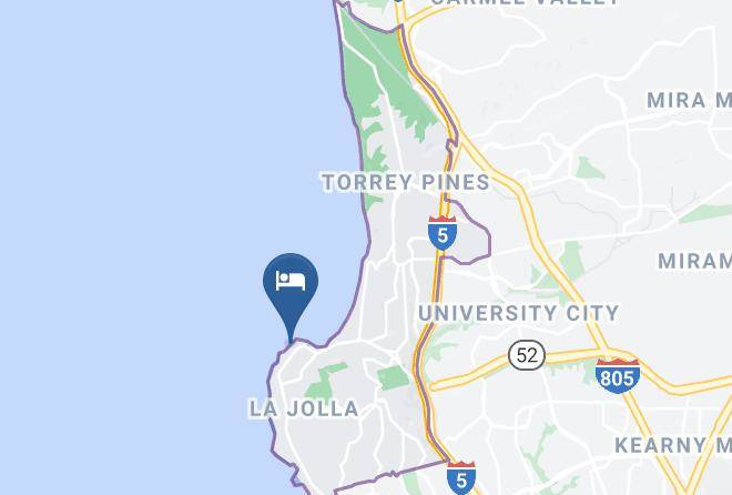 San Diego - Pantai Inn Maps