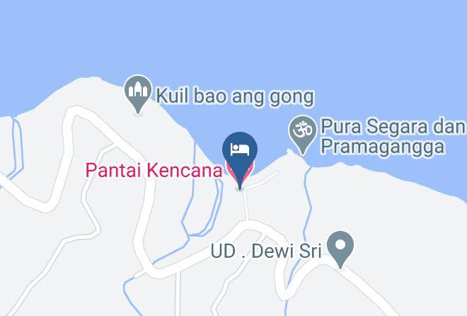 Sumbawa - Pantai Kencana Hotel Maps