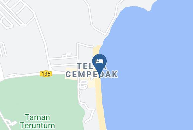 Kuantan District - Pantai Teluk Cempedak Maps