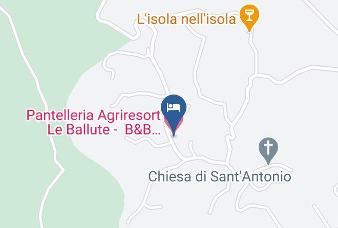 Trapani - Pantelleria Agriresort Le Ballute B&b Agriturismo Maps