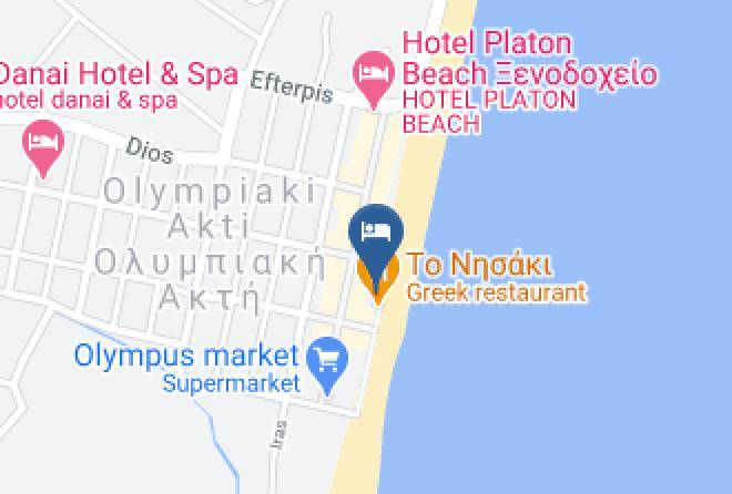Pantheon Beach Hotel Map