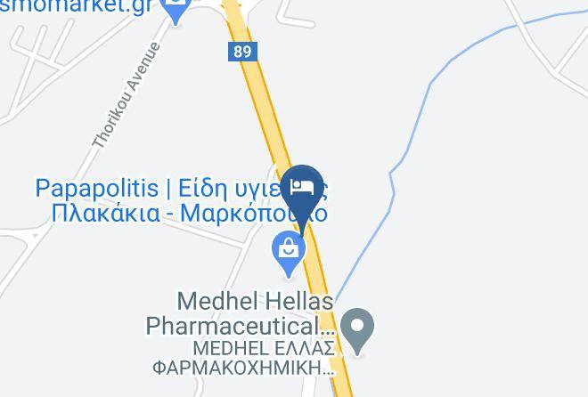 East Attica - Pantheon Hotel Athens Airport Maps