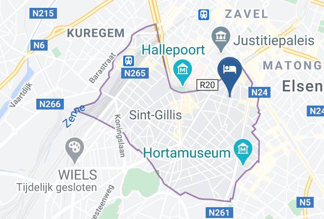 Sint Gillis - Pantone Hotel Maps