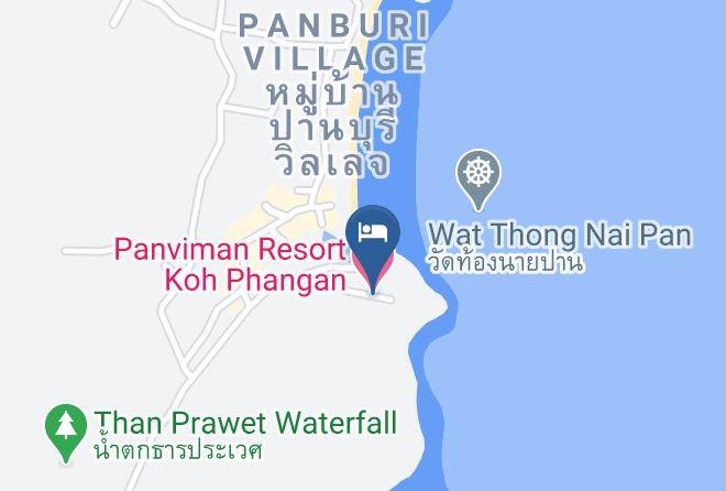 Amphoe Ko Pha Ngan - Panviman Resort Koh Phangan Maps